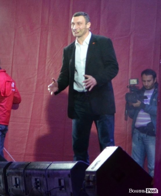 Віталій Кличко у Луцьку. ФОТО*