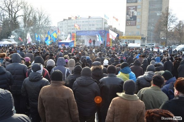 Віче у Луцьку. ВІДЕО. ФОТО. ДОПОВНЕНО