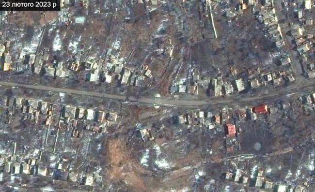 Супутники Maxar показали, як виглядає Бахмут після бомбардувань. ФОТО
