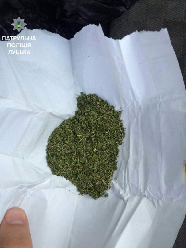 У Луцьку зупинили авто з наркотиками