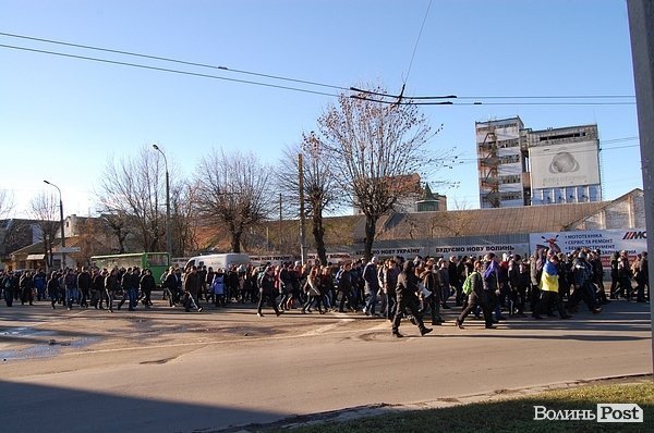 У Луцьку пікетували ДАІ. ФОТО