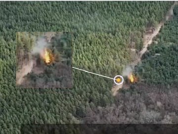 Воїни волинської бригади на трофейній БМП знищують росіян. ВІДЕО