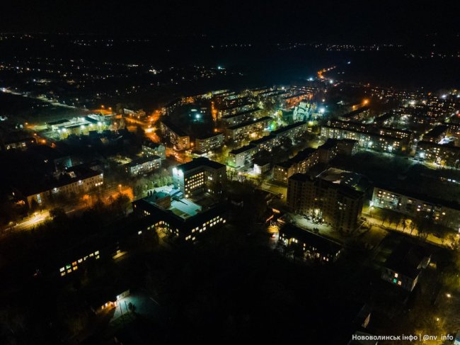 Вечірнє волинське місто показали з висоти пташиного польоту. ФОТО 