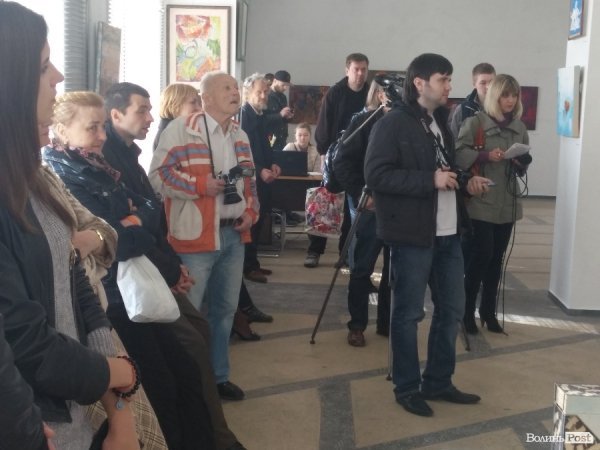 Відкриття весняного арт - салону в Луцьку