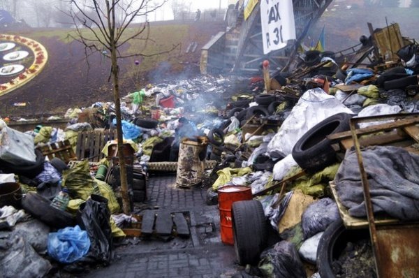 Ранковий Майдан в Києві. ФОТО