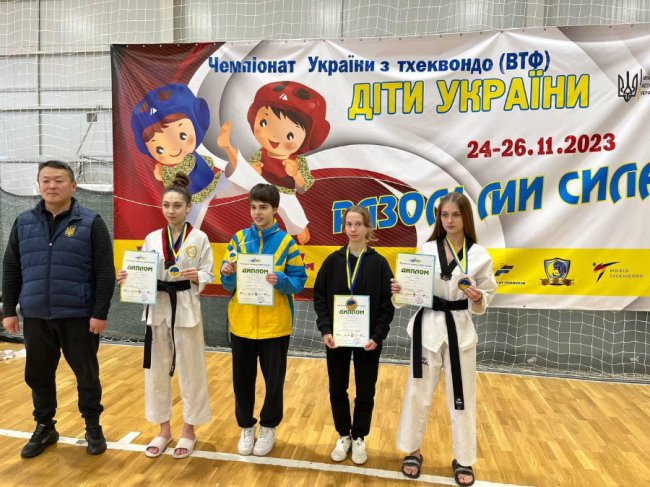 Волинянки вибороли три медалі на чемпіонаті України з тхеквондо. ФОТО