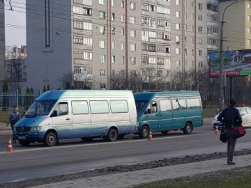 На Конякіна зіткнулися дві маршрутки