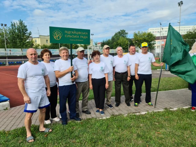 Підгайцівська громада виборола 11 медалей у змаганнях 50+. ФОТО