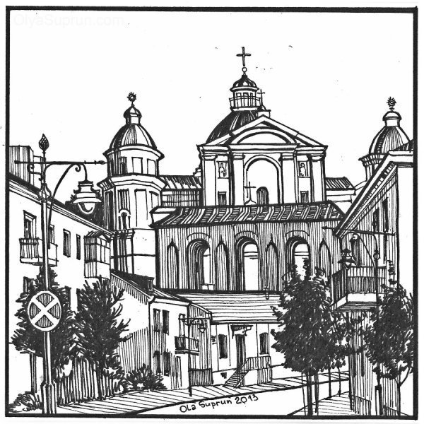 Луцьк у «графіці». ФОТО