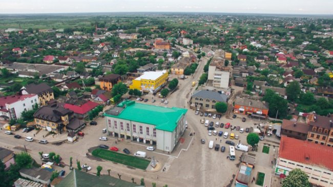 Показали фото волинського міста з висоти пташиного польоту. ФОТО