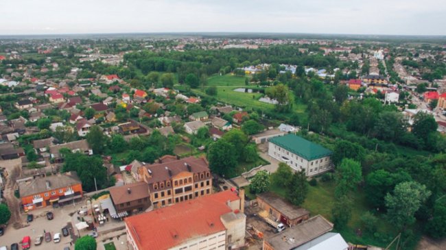 Показали фото волинського міста з висоти пташиного польоту. ФОТО