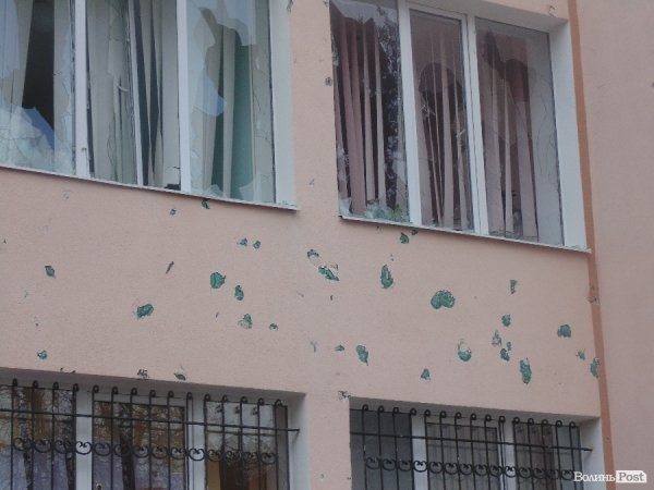 «Бойові дії» у центрі Луцька. ФОТО