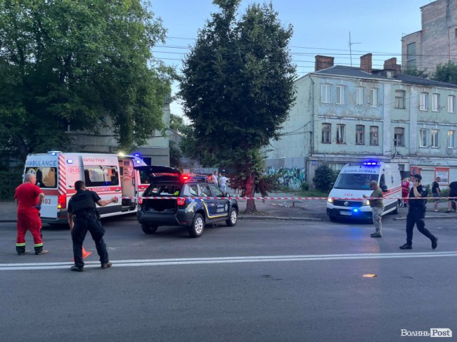 У Луцьку чоловік підрвав гранату, є постраждалі