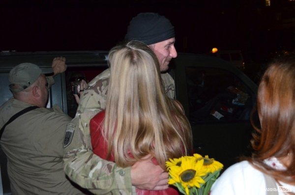 Луцьк зустрічав героїв з зони АТО. ФОТО