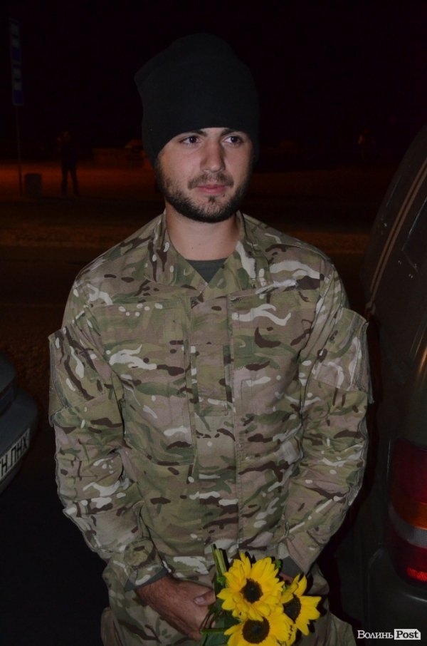 Луцьк зустрічав героїв з зони АТО. ФОТО