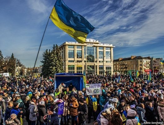 Другий день страйку в Луцьку. ФОТО. ВІДЕО 