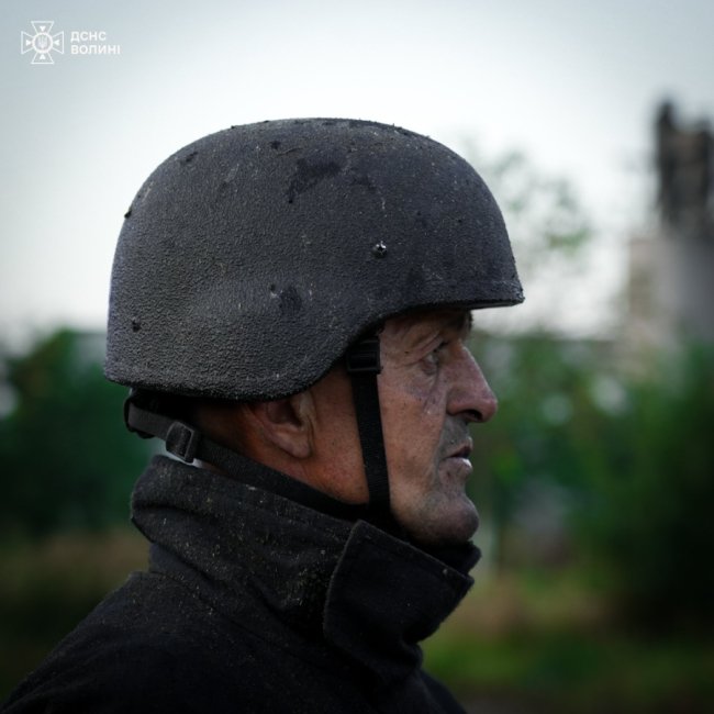 Обличчя рятувальників, які долали наслідки ворожого обстрілу Волині