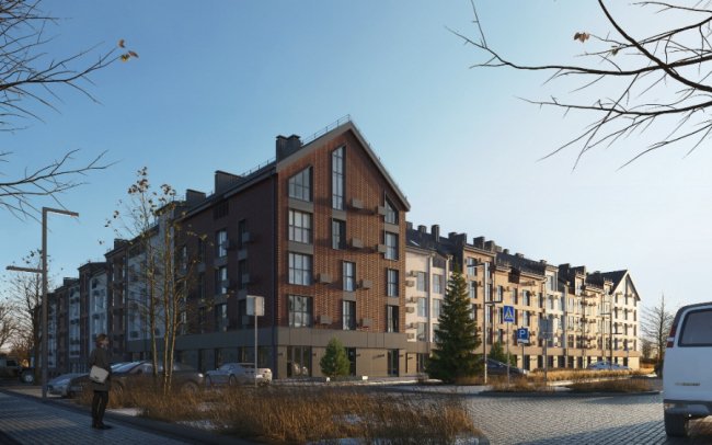 Європейські фасади, напіввідкритий двір та поквартирні «патіо». Чим особлива архітектура ЖК «Амстердам»*