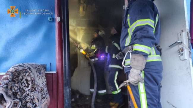 На Волині горіли житлові будинки