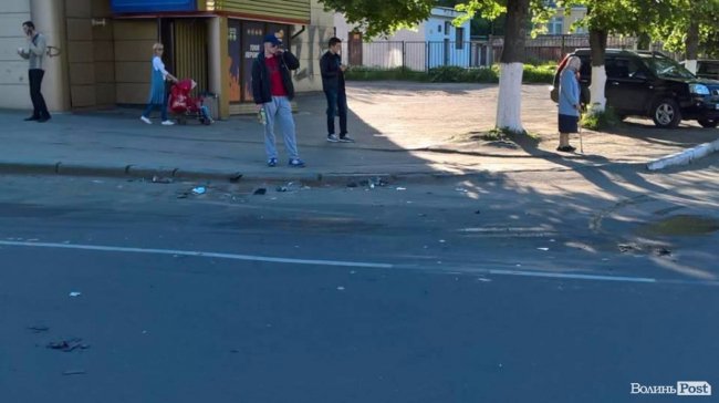 У центрі Луцька - аварія