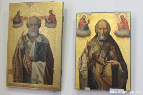 В Луцьку покажуть ікони Святого Миколая Чудотворця 