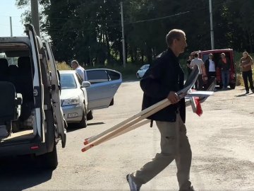 На відбудову Благодатівки на Херсонщині поїхали ще 30 будівельників з Волині