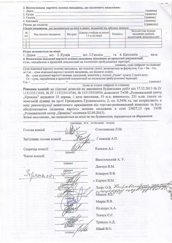 У Луцьку стартувала реконструкція «Променя»: зрізають ялинки. ФОТО. ВІДЕО. ДОКУМЕНТИ