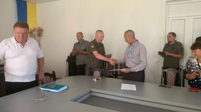 Звільнений з полону волинянин Віталій Войтович отримав відзнаку Міністерства оборони України 