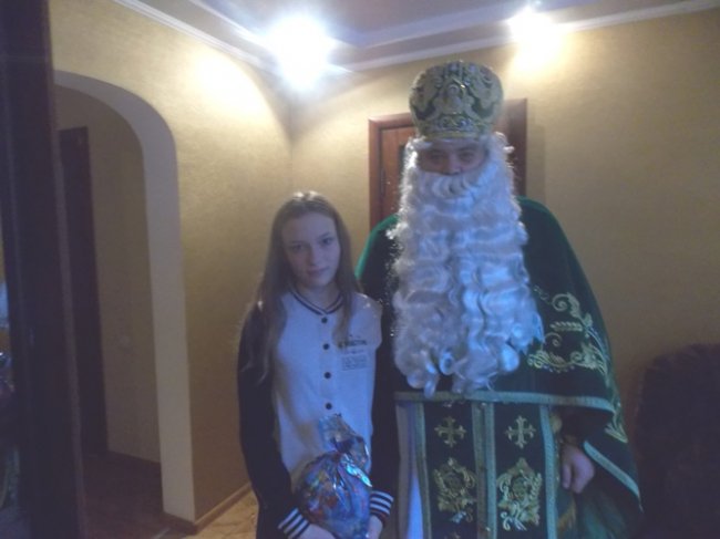 У Ковелі Миколай завітав до дітей загиблих Героїв. ФОТО