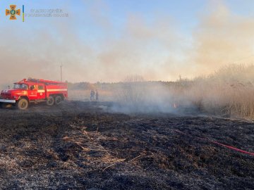 На Волині горіло 3 гектари трави