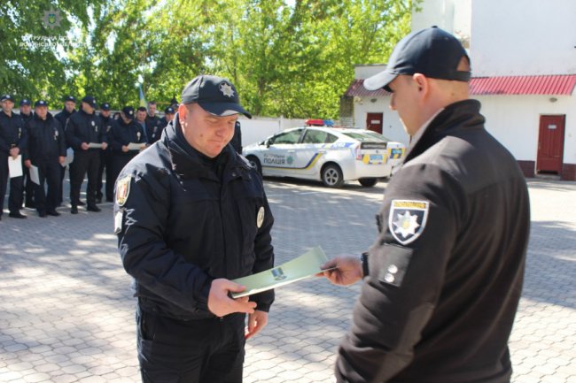 У Луцьку нагородили патрульних, які брали участь у війні з Росією. ФОТО