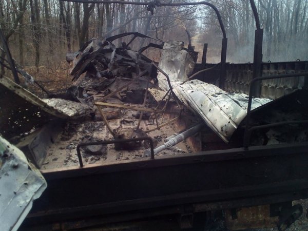 Урал із бійцями АТО підірвався на міні, дивом ніхто не загинув