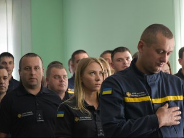 Як волинських рятувальників вітали з професійним святом. ФОТО