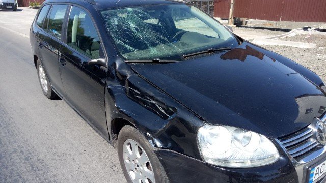 Під Луцьком велосипедист потрапив у ДТП: його госпіталізували