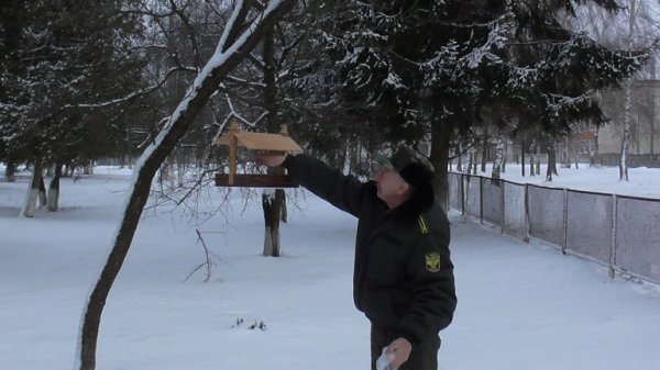 Лісівники і дітлахи на Волині виготовили сотні годівничок