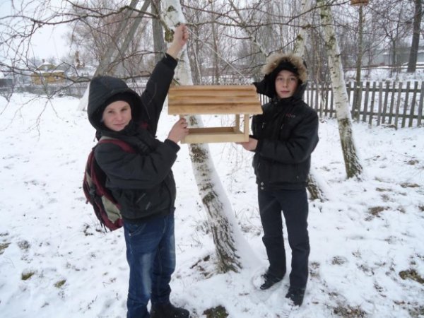 Лісівники і дітлахи на Волині виготовили сотні годівничок