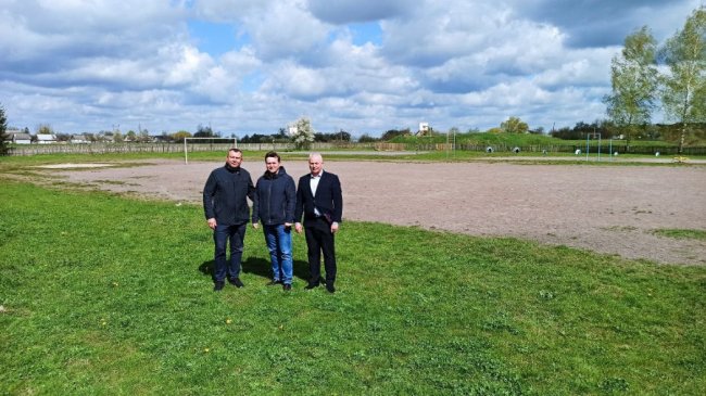 У волинському селі для школярів облаштують сучасне футбольне поле. ФОТО