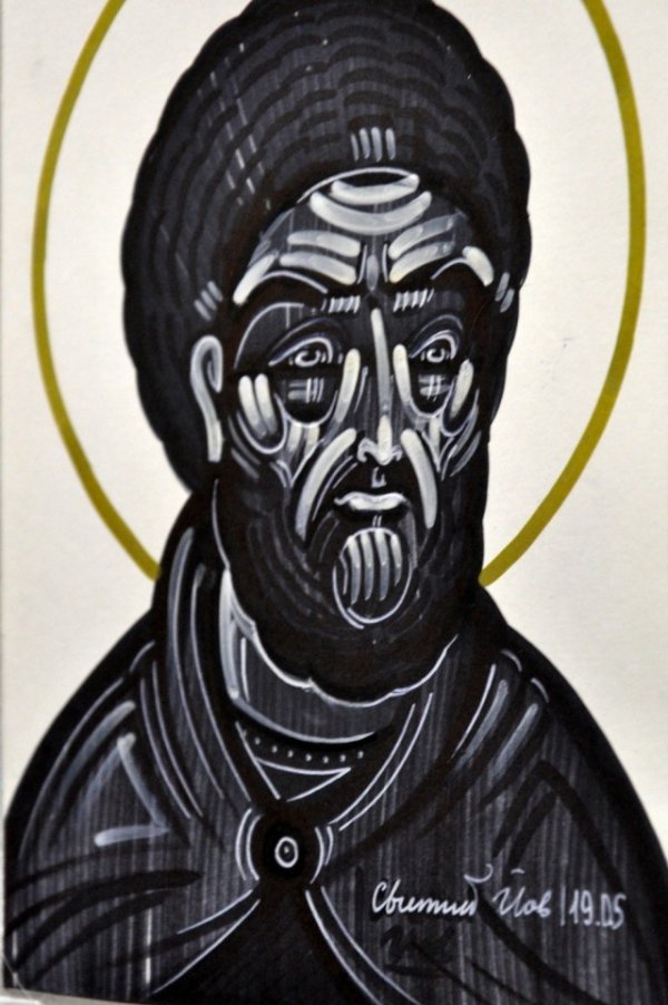 Лучанин створив колекцію картин 364 святих. ФОТО