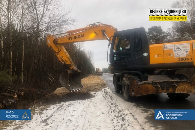 На Ковельщині триває ремонт траси Р-15. ФОТО
