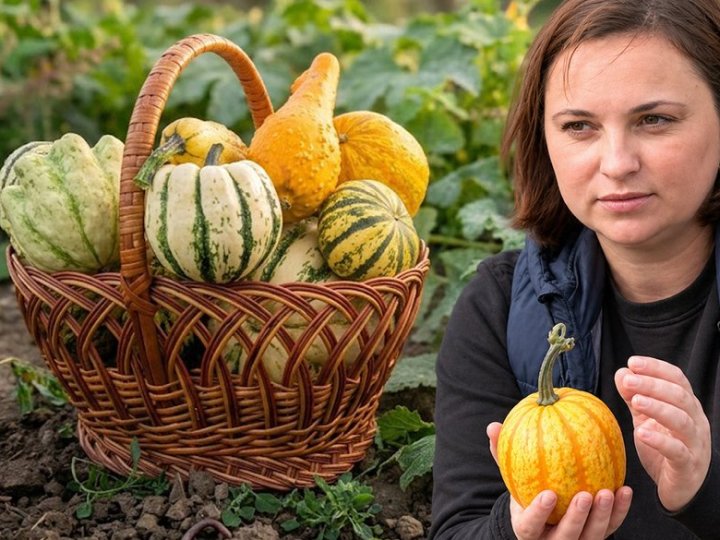 Багатотідна мама з Волині вирощує 15 різновидів декоративних гарбузів. ВІДЕО