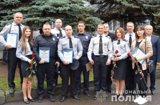 Найкращих поліцейських Волині відзначили цінними подарунками. ФОТО