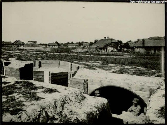 Бліндажі в Рожищі, 1914-1918 рр.
