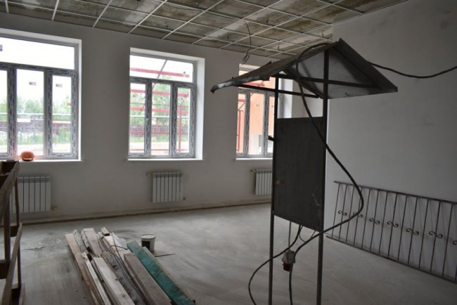 У селі на Волині будують школу із найбільшим в області спортзалом. ФОТО