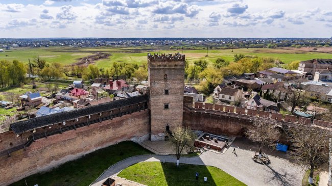 Оприлюднили фото замку Любарта з висоти