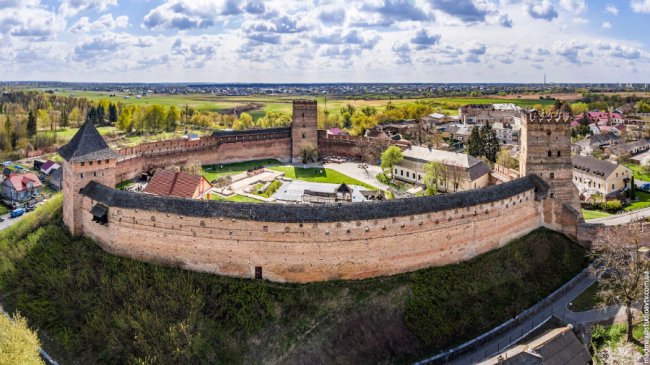 Оприлюднили фото замку Любарта з висоти