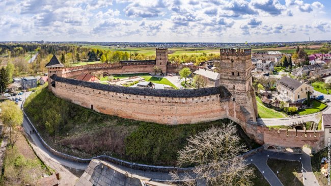 Оприлюднили фото замку Любарта з висоти