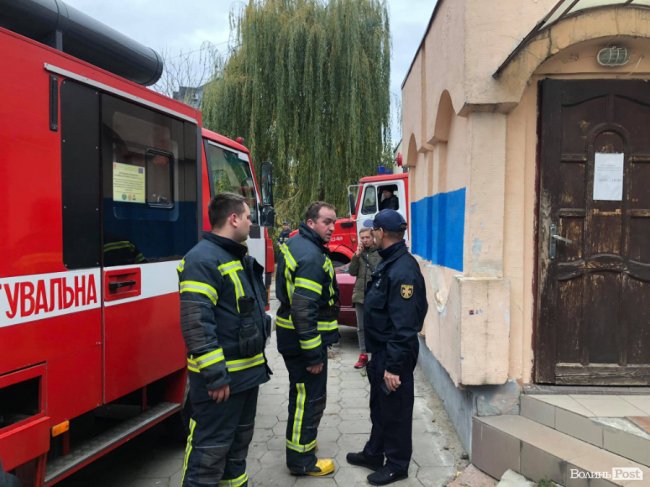 У центрі Луцька – пожежа. ФОТО