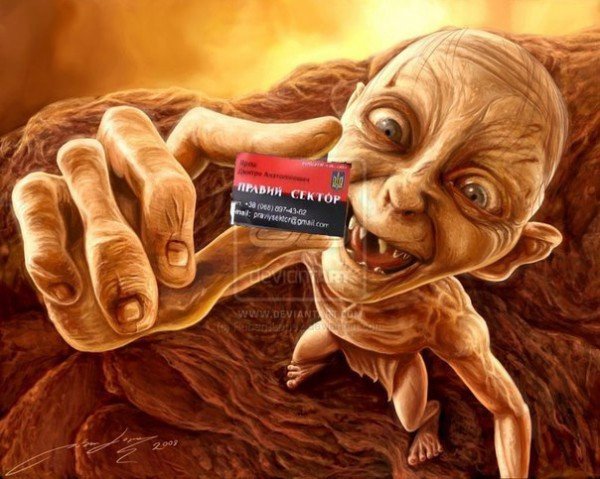 Візитка Яроша «порвала» інтернет. ФОТОЖАБИ