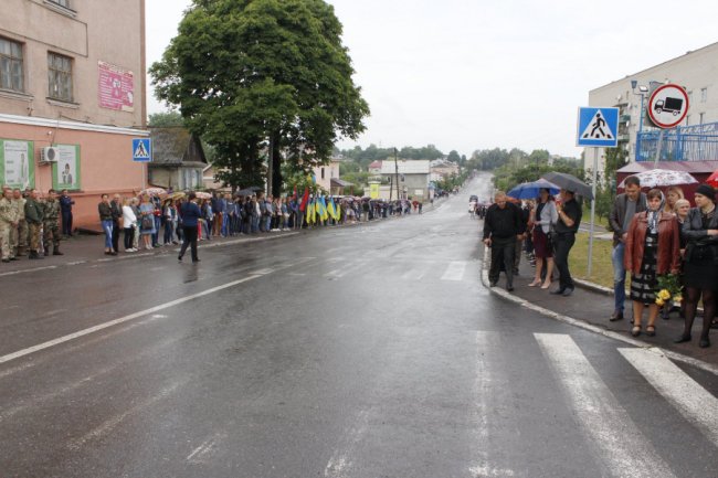 У Горохові зустріли загиблого на Сході волинянина. ФОТО