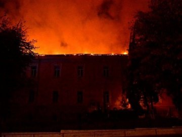 Пожежа у луцькому госпіталі: невдовзі ремонтуватимуть дах будівлі